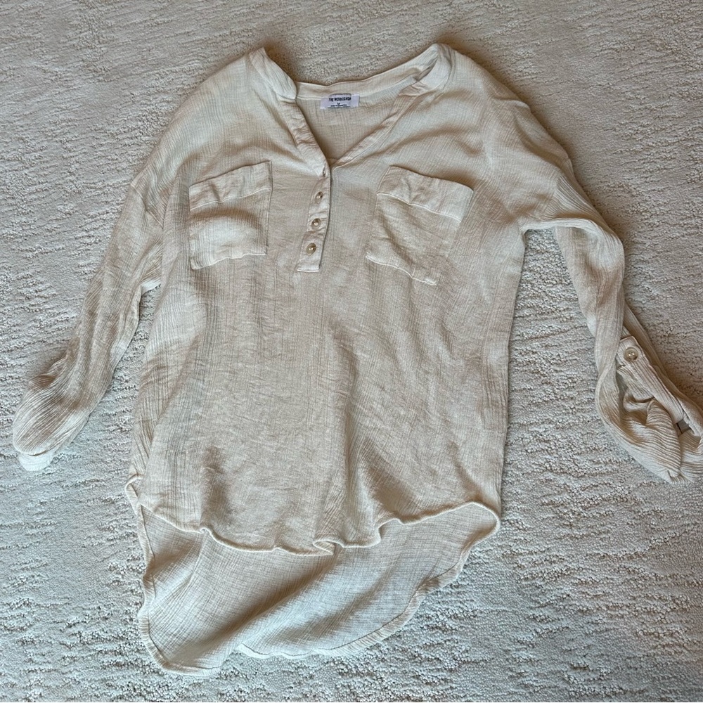 The Workshop Linen Blouse
